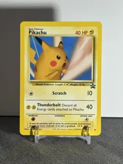 Pokemon Pikachu Snap Promo 26/53 Black Star Promo LP/NM Vintage WOTC - Image 1