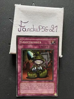 Carte Yu gi oh GRAVEROBBER PSV 008 Super Rare 1996 - Image 1