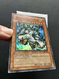 YUGIOH - ZABORD THE THUNDER MONARCH - AST-023 - SUPER RARE - NM - ANCIENT SANCTU - Image 3