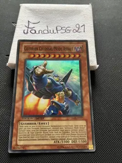 CARTE Yu Gi Oh GUERRIER COLOSSAL/MODE ASSAUT CRMS-FRSP1 - Image 1
