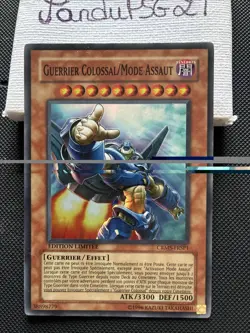 CARTE Yu Gi Oh GUERRIER COLOSSAL/MODE ASSAUT CRMS-FRSP1 - Image 2