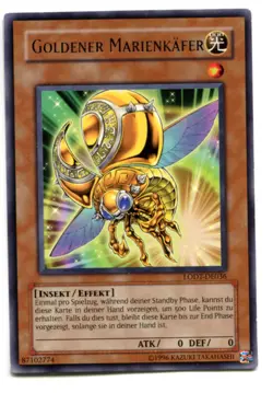 Yu-Gi-Oh! PLAYED/POOR Goldener Marienkafer Rare - Image 1