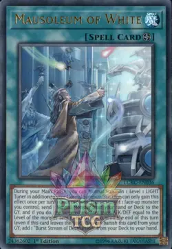 1st ed Mausoleum of White ultra rare LCKC-EN036 Yugioh - Image 1