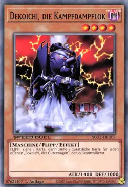 Yu Gi Oh! Dekoichi, die Kampfdampflok Pferd SGX1-DED05 Common - Image 1