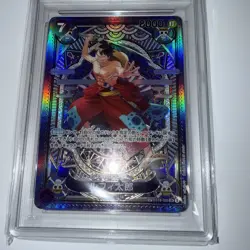 2025 One Piece OP11 (ST18-005) Luffy-Tarou SR Special Alt Art (JP) PSA 9 - Image 3