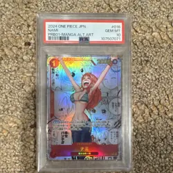 MANGA ALT ART NAMI PRB01-016 R PREMIUM ONE PIECE THE BEST Japanese PSA 10 - Image 3