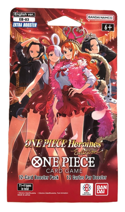 One Piece TCG - Heroines Edition EB-03 NEW FACTORY SEALED Sleeved Booster Pack - Image 1