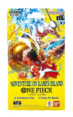 NEW SEALED One Piece TCG OP-15 - Adventure on Kami's Island Sleeved Booster Pack - Image 1