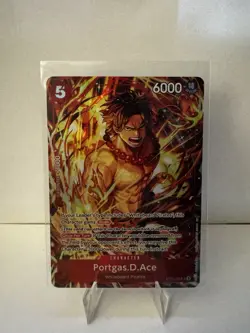 Bandai One Piece CCG Portgas D. Ace ST15-005 Foil (Special) EN NM - Image 1