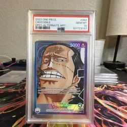 Crocodile OP01-062 Alternate Art Leader Romance Dawn PSA 10 2022 - Image 5