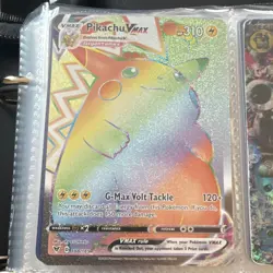 Pikachu VMAX 188/185 Vivid Voltage Secret Rare Full Art Holo Pokemon Card - Image 1