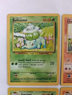 Pokemon Base Set Starters + Evolutions + Pikachu + Eevee+Jigglypuff- Exact Cards - Image 2