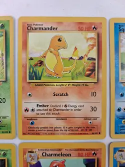 Pokemon Base Set Starters + Evolutions + Pikachu + Eevee+Jigglypuff- Exact Cards - Image 3