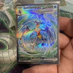 Pokemon Garchomp EX Card TCG Sv04: Paradox Rift Holo 245/182 - Image 1