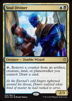 Soul Diviner -Foil Light Play MTG War of the Spark - Image 1