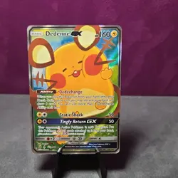 Dedenne GX 195A/214 Alternate Art Holo Promo Card Pokemon TCG - Image 1