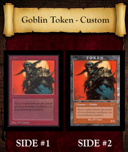 Goblin Token (Custom Retro) - Magic: The Gathering (MTG) - Playtest Card / cEDH - Image 1