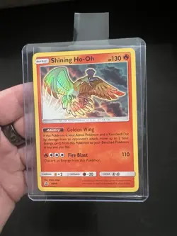 Pokemon TCG Shining Ho-Oh SM Black Star Promo Card SM70 Holo NM - Image 1