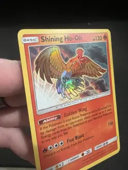 Pokemon TCG Shining Ho-Oh SM Black Star Promo Card SM70 Holo NM - Image 4