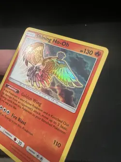 Pokemon TCG Shining Ho-Oh SM Black Star Promo Card SM70 Holo NM - Image 5