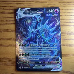 Dialga VMax Fan Art Custom Holo Full Art Pokemon Card - Image 1