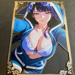 Goddess Story Gold METAL Card - Maiden Party - Serial Number #/100! Shogun Anime - Image 4