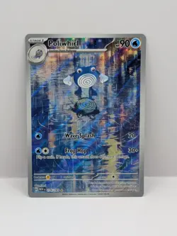 Pokemon Card Poliwhirl 176/165 Scarlet 151 Illustration Rare Near Mint - Image 1
