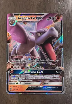 Aerodactyl GX 106/236 Full Art Ultra Rare Pokemon Card Unified Minds - Near Mint - Image 1