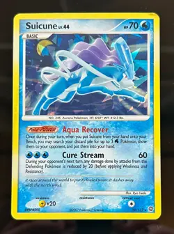 Suicune - 19/132 - Pokemon Secret Wonders Holo Card Cracked Ice Promo LP/MP - Image 1