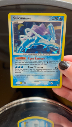 Suicune - 19/132 - Pokemon Secret Wonders Holo Card Cracked Ice Promo LP/MP - Image 2