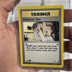 Pokemon TCG Professor Elm Neo Genesis 96/111 1st Edition Uncommon NM Vtg Card - Image 1