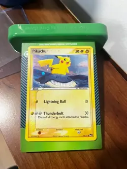 2007 Vintage Pokemon Pikachu 12/17 - Pop Series 5 w/ Holo - Image 3