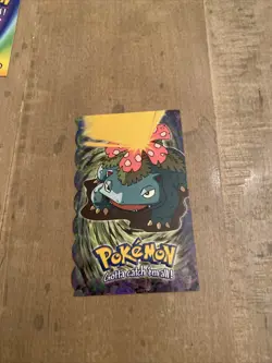 98-99 Topps Pokemon 3 Card Lot. Charziard, Venusaur Die Cut, & Pikachu Vacation - Image 4