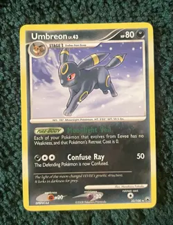 Umbreon 32/100 Majestic Dawn Regular Rare Pokemon Card MP - Image 1