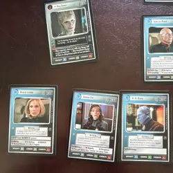 1997 Decipher Star Trek CCG First Contact Near Complete 113/130 Card Set NM - Image 5