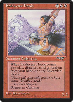 Balduvian Horde (MP) Alliances ALL Magic MTG - Image 1