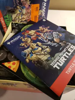 Turtle Team-Up Box Teenage Mutant Ninja Turtles (4 Packs + 4 Decks) English MTG - Image 2