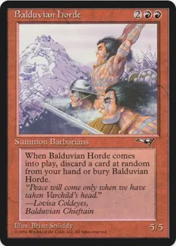 1 x Balduvian Horde - Alliances - LP - MTG - EOF - Image 1