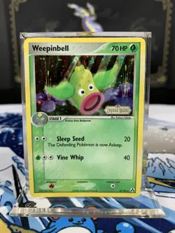 Pokemon Card Ex Legend Maker Weepinbell 47/92 2006 Reverse Stamped Holo - Image 1