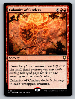 Calamity of Cinders R 0023 Bloomburrow Regular - Image 1