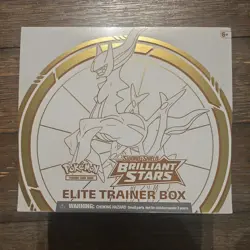 Pokemon TCG Sword & Shield Brilliant Stars Elite Trainer Box - 8 Packs (85012) - Image 1