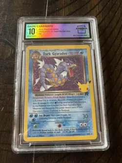 2021 Pokemon Celebrations Team Rocket Dark Gyarados 8/82 Arena Club 10 - Image 1