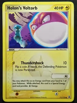 Holon's Voltorb 71/113 EX Delta Species 2005 - Pokemon TCG - Image 1
