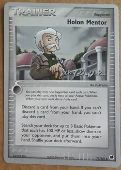 2007 World Championships Holon Mentor 75/101 Promo non-holo Pokemon NM - Image 1