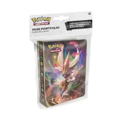 Pokemon TCG Sword & Shield Rebel Clash Mini Portfolio with booster pack New - Image 1
