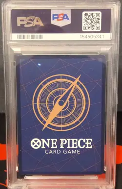 ONE PIECE Card Dracule Mihawk SP #030 The Azure Sea's Seven OP14-EB04 PSA MINT 9 - Image 2