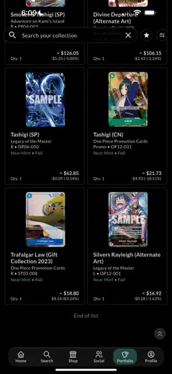 Bandai One Piece Card Game 7-Card Foil Lot PSA 10 Kid EB04-039 & Sabo OP07-118 - Image 3