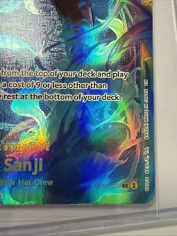 One Piece CCG Sanji OP06-119 SEC Wings of the Captain Reprint - Image 3