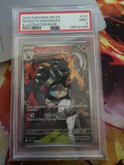 Team Rocket's Houndoom 191/182 SV10: Destined Rivals - Pokemon Card - PSA 9 - Image 1