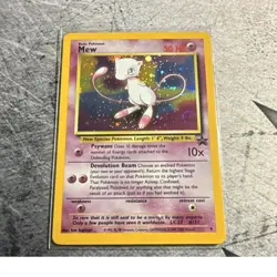 Pokemon TCG Mew Holo Promo Card 9/53 WOTC English 2000 50 HP Ken Sugimori - Image 1